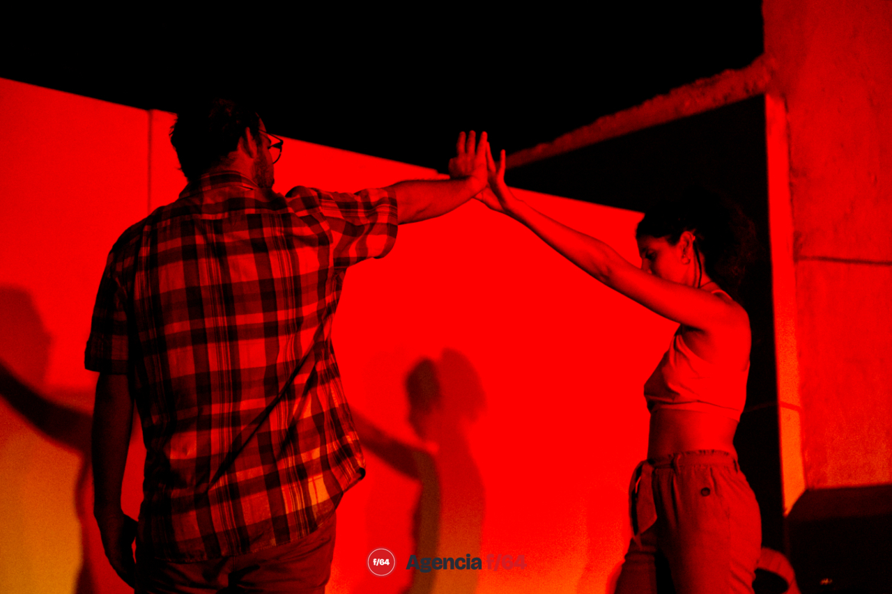 En escena.