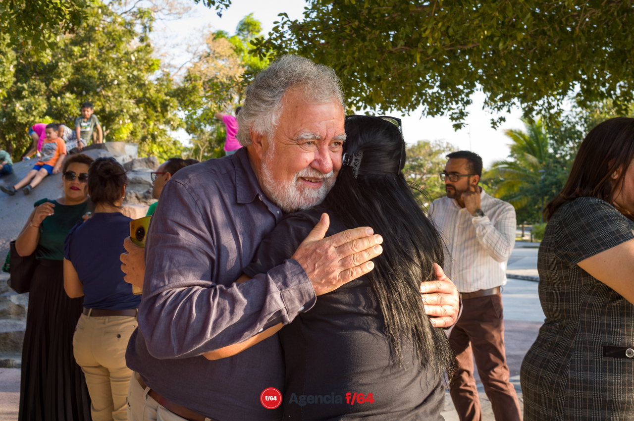 El Subsecretario de Derechos Humanos, Población y Migración, Alejandro Encinas Rodríguez acompañado de Karla Irasema Quintana Osuna, titular de la Comisión Nacional de Búsqueda estuvieron en el Estado de Colima.