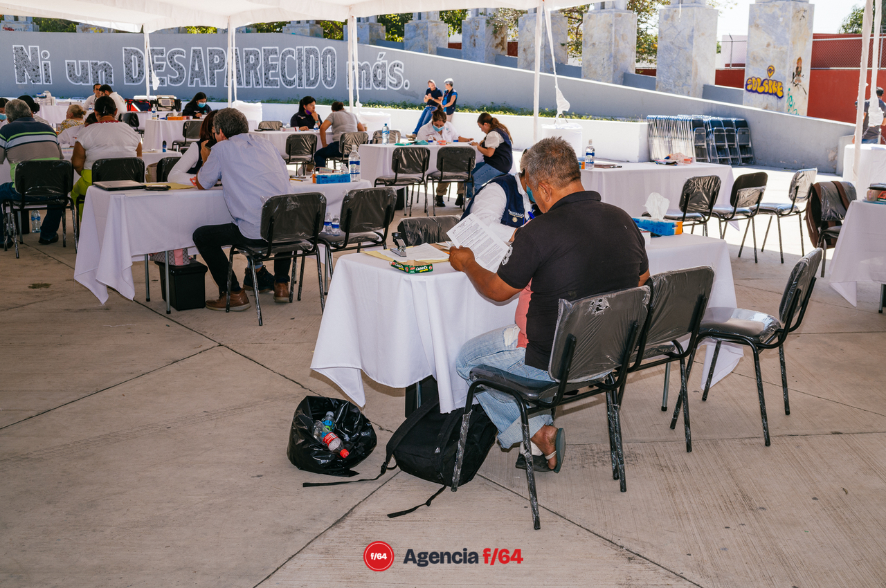 Primera jornada de toma de muestra de ADN en el Estado de Colima por parte de la Comisión Nacional de Búsqueda, Comisión Estatal de Búsqueda y el Centro Nacional de Identificación Humana (CNIH).