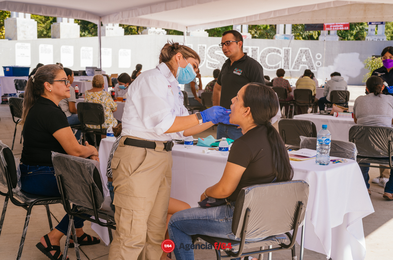 Primera jornada de toma de muestra de ADN en el Estado de Colima por parte de la Comisión Nacional de Búsqueda, Comisión Estatal de Búsqueda y el Centro Nacional de Identificación Humana (CNIH).