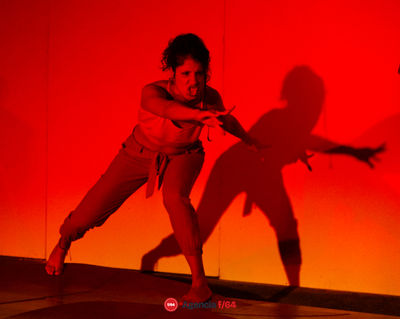 En escena.