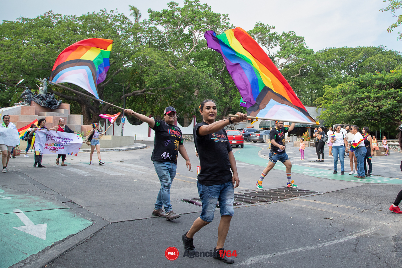Marcha del Orgullo.
Colima 2023 
"Por las infancias diversas, libres y respetadas". 