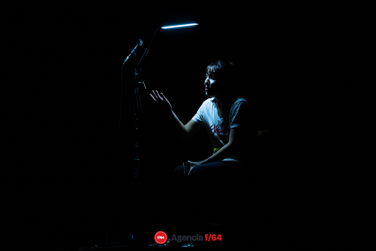 El mundo es una planta carnívora.
María Kemp.
18º Festival  de monólos. Teatro a una sola voz. 2023
Colima, Col.