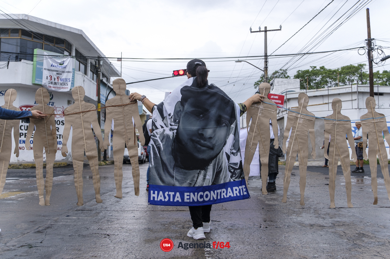 Marchan por Día Internacional de las Víctimas de Desaparición Forzada.