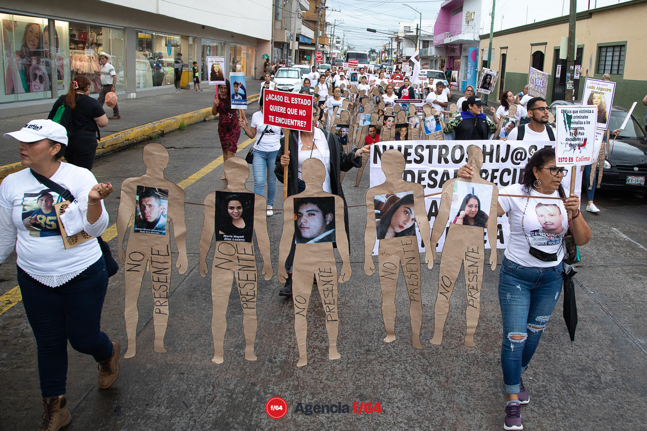 Marchan por Día Internacional de las Víctimas de Desaparición Forzada.
Red Desaparecidos Colima A. C.
Colima, Col.