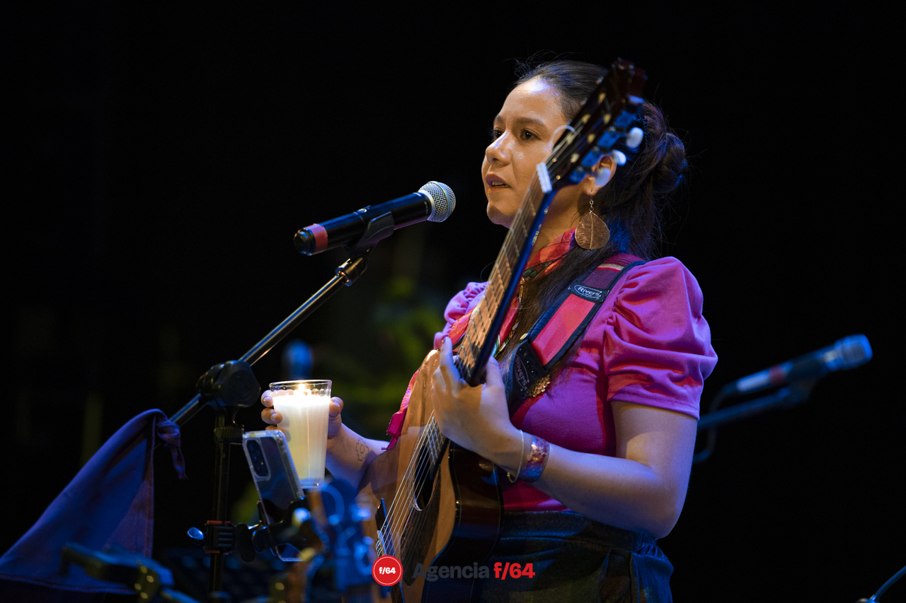 Soledad Ulloa en concierto.