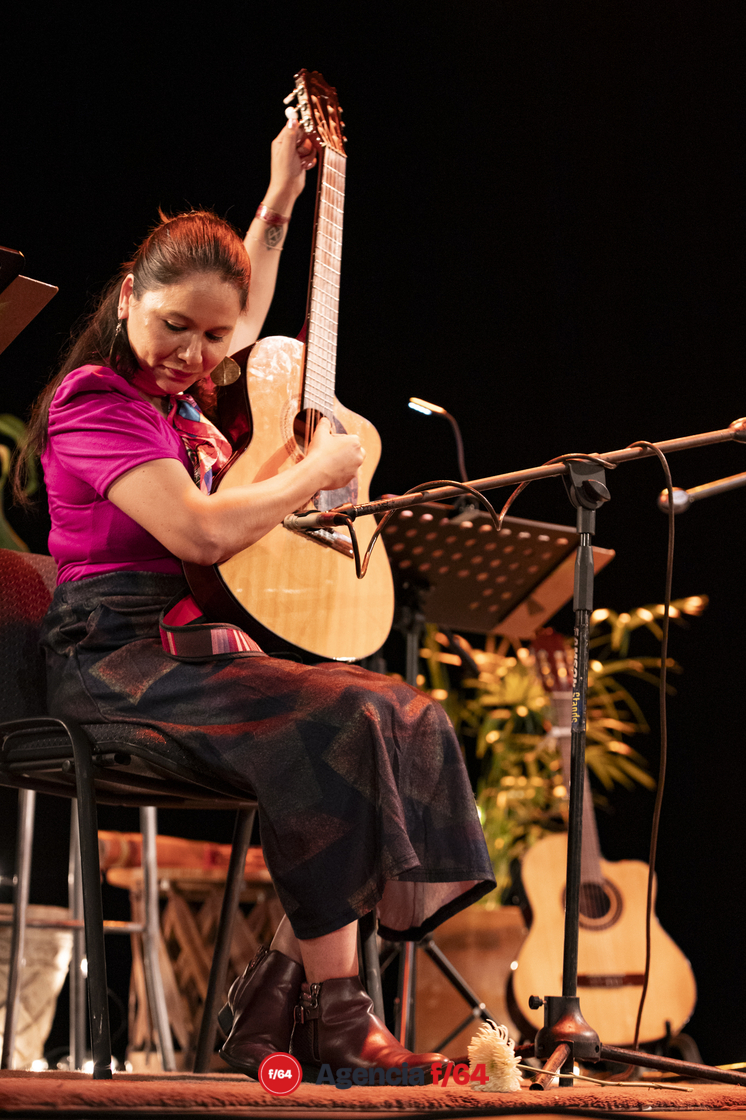 Soledad Ulloa en concierto.
