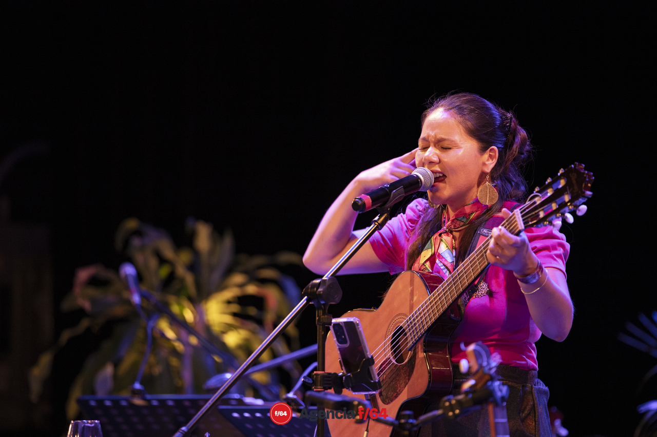 Soledad Ulloa en concierto.