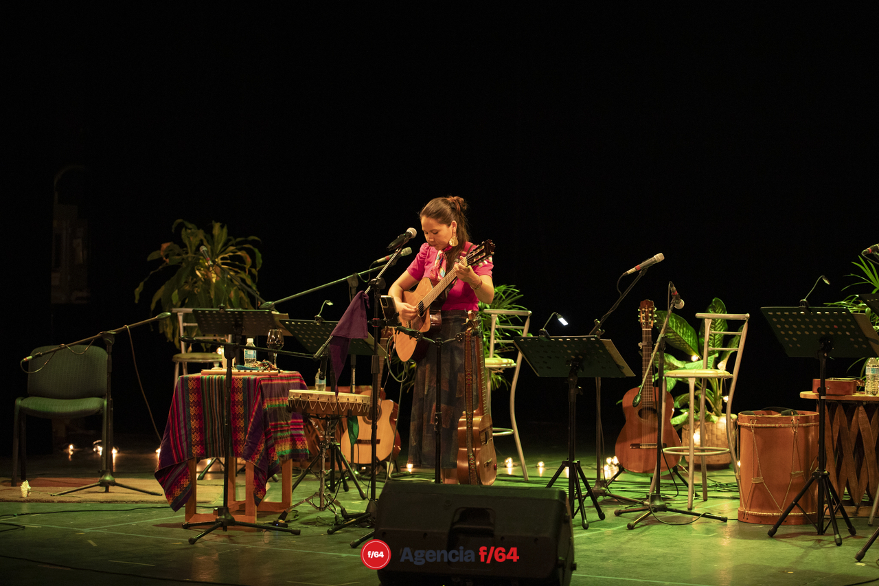 Soledad Ulloa en concierto.