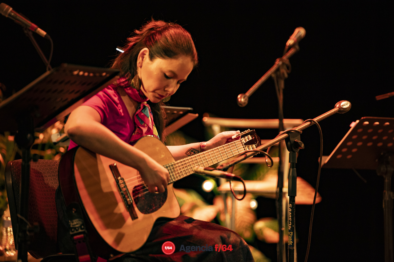 Soledad Ulloa en concierto.