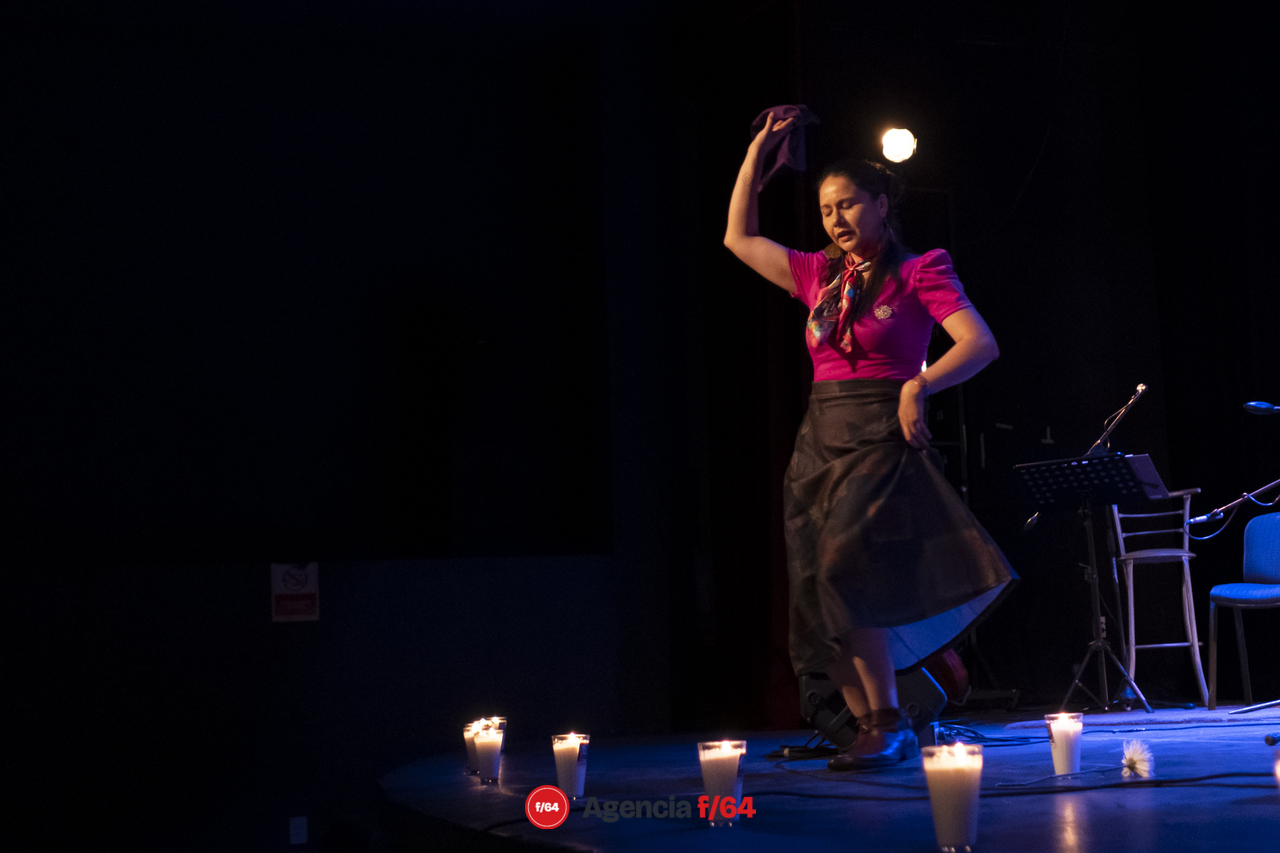 Soledad Ulloa en concierto.