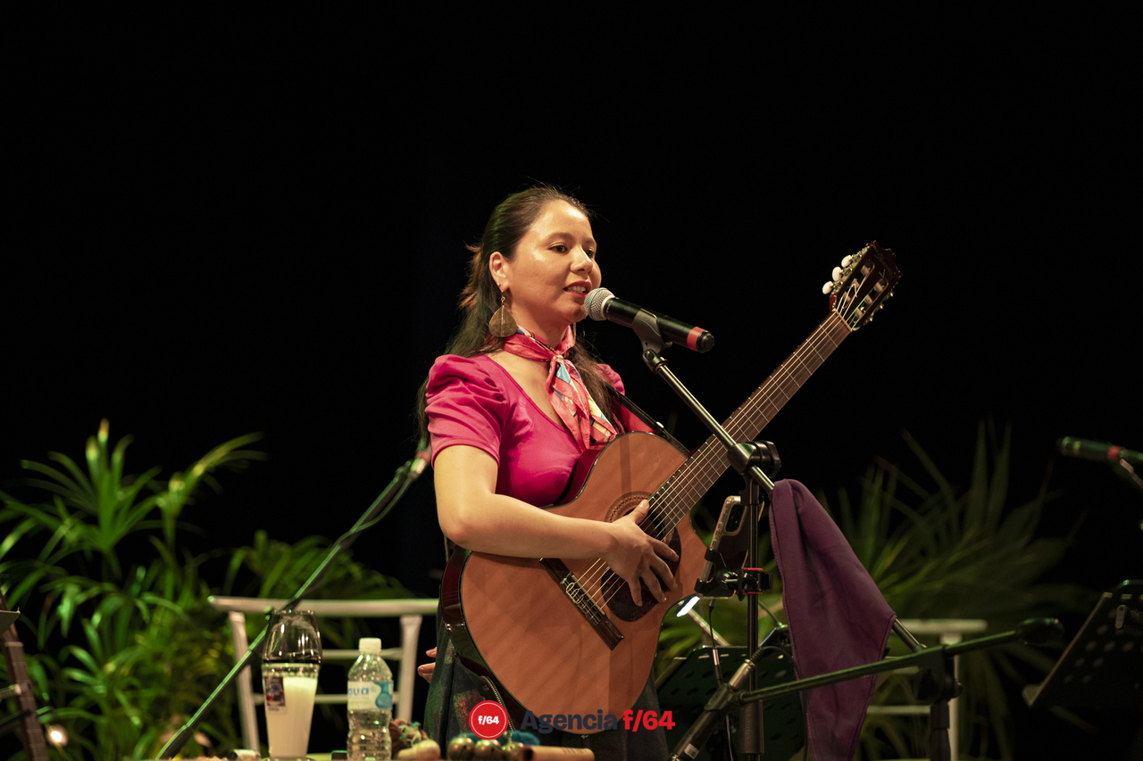 Soledad Ulloa en concierto.