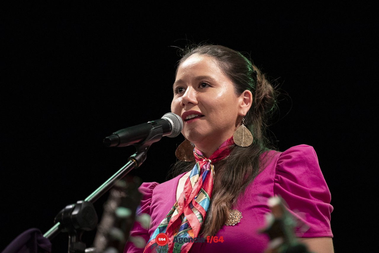 Soledad Ulloa en concierto.