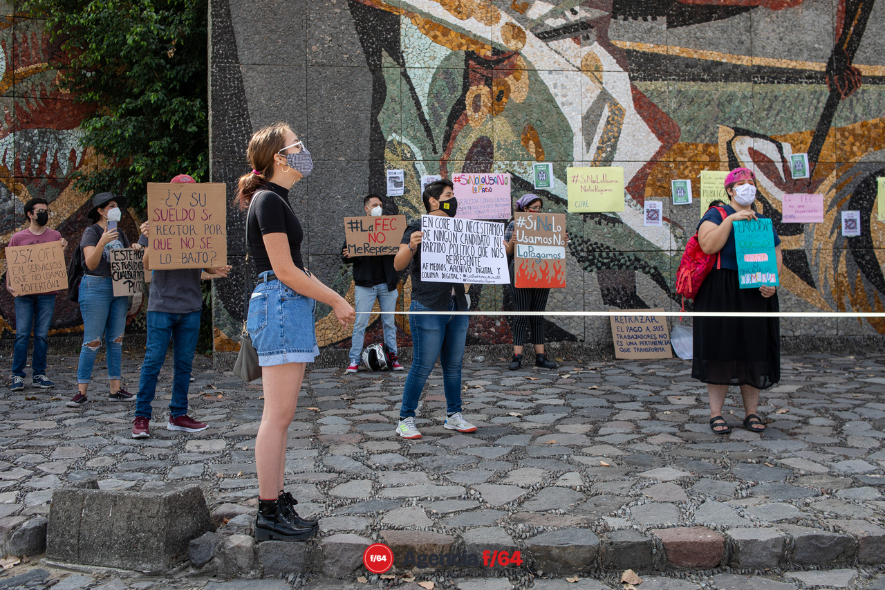 Las medidas de sanidad y distancia se llevaron a cabo con forme a las normas ya establecidas a lo largo de la pandemia. También se le pidió a la prensa que respetara el cerco establecido en beneficio de todos. 