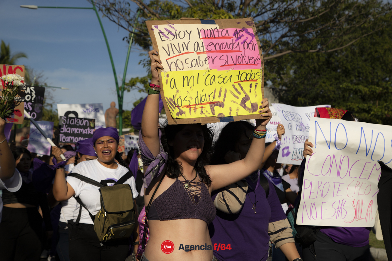 8M Marcha en Conmemoración del Día Internacional de la Mujer.
Colima, Colima.