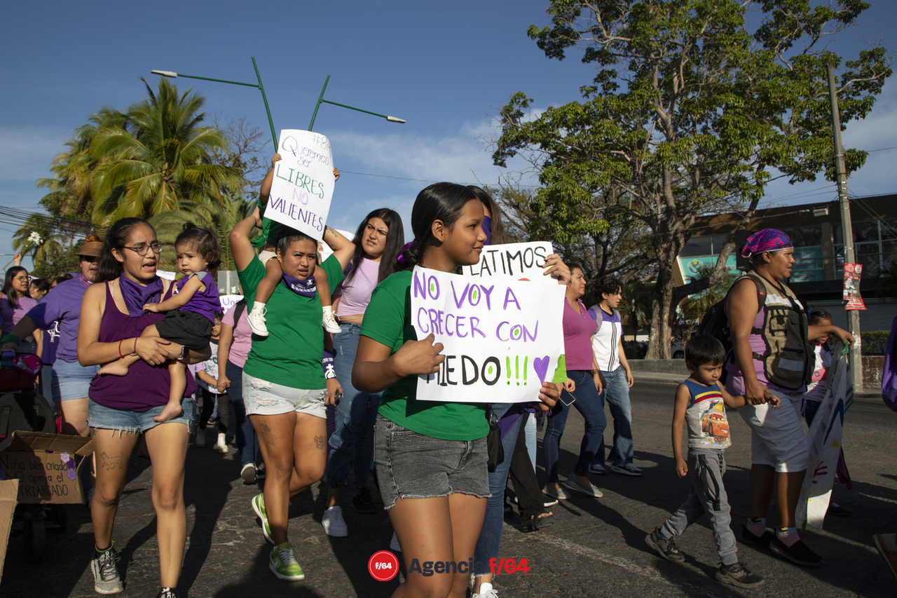 8M Marcha en Conmemoración del Día Internacional de la Mujer.
Colima, Colima.