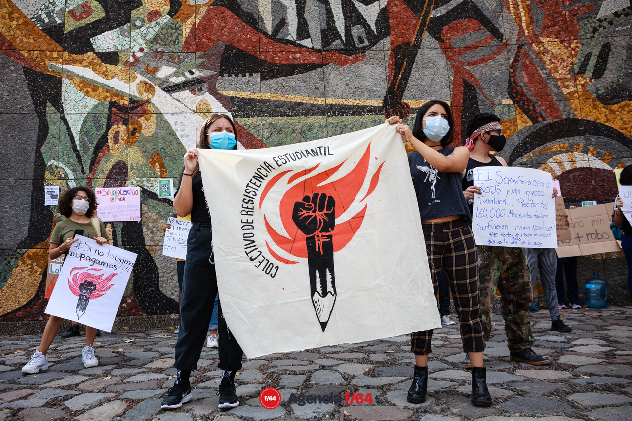 El Colectivo de Resistencia Estudiantil invita a actores políticos que los apoyen, pero con leyes y acciones desde sus áreas que les ayude con su conflicto con la Universidad de Colima, no queriendo "colgarse" del movimiento.