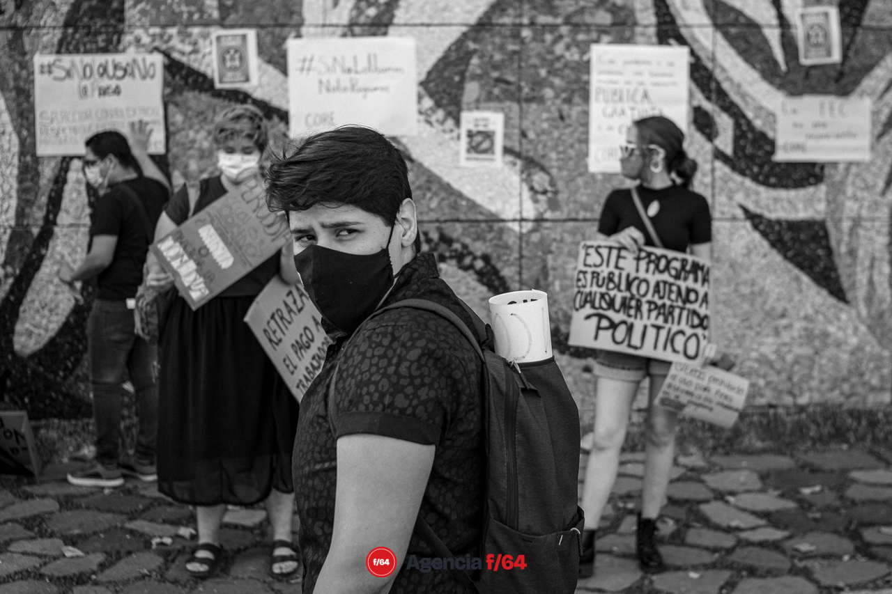 La consigna es "si no lo uso, no lo pago", gritó el estudiantado disidente. 