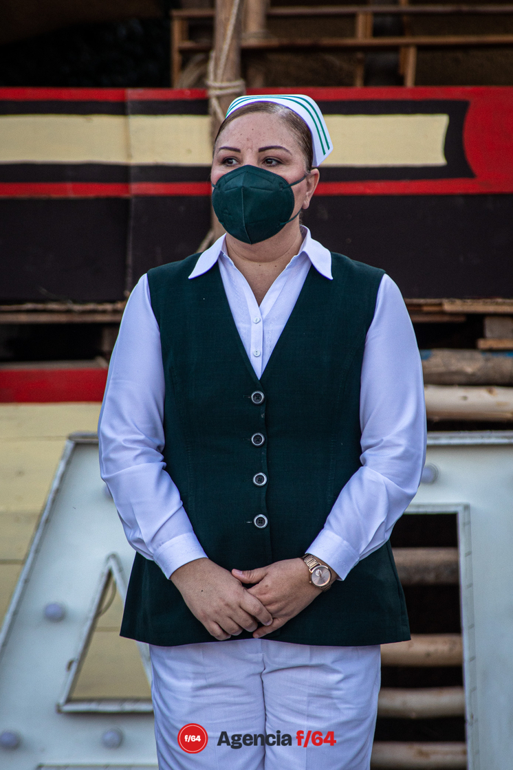 María de los Ángeles Garza, Jefa de Enfermeras del Hospital General del IMSS #1