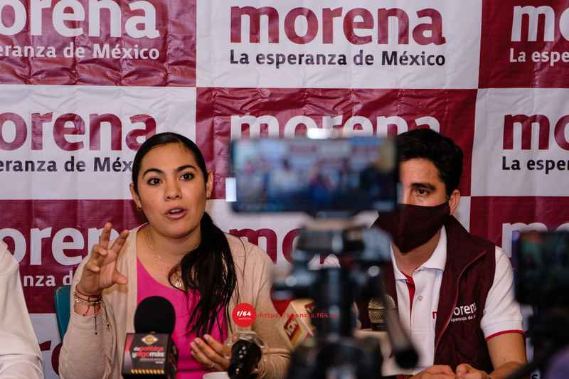 Indira Vizcaíno se presenta como pre-candidata de Morena en Colima