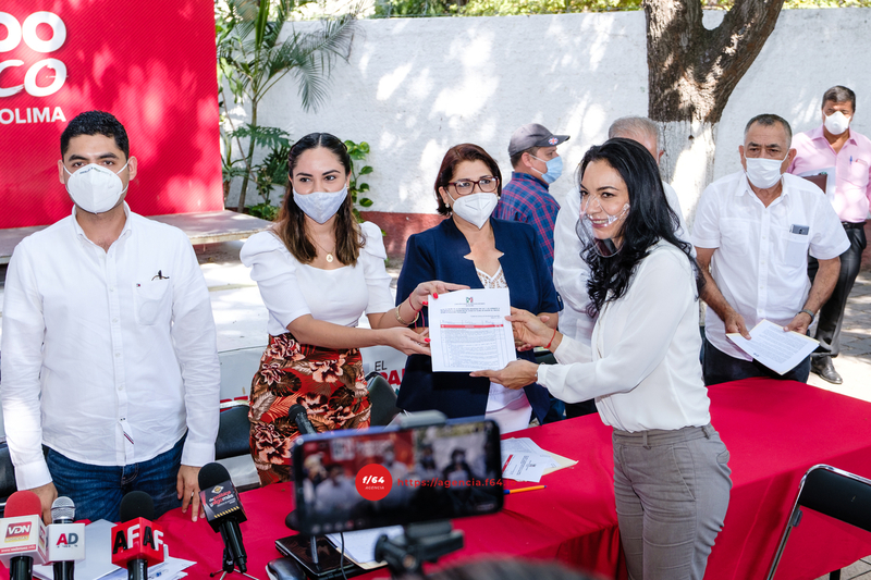Mely Romero se registra como pre-candidata a la gobernatura de Colima