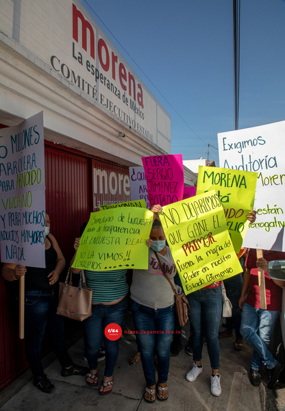 Altercado en las instalaciones del Comité Directivo Estatal de Morena