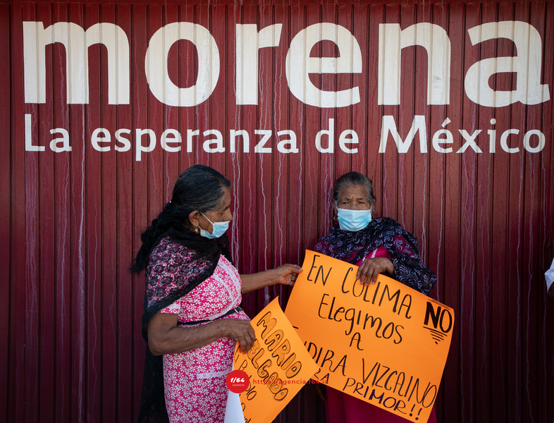 Altercado en las instalaciones del Comité Directivo Estatal de Morena