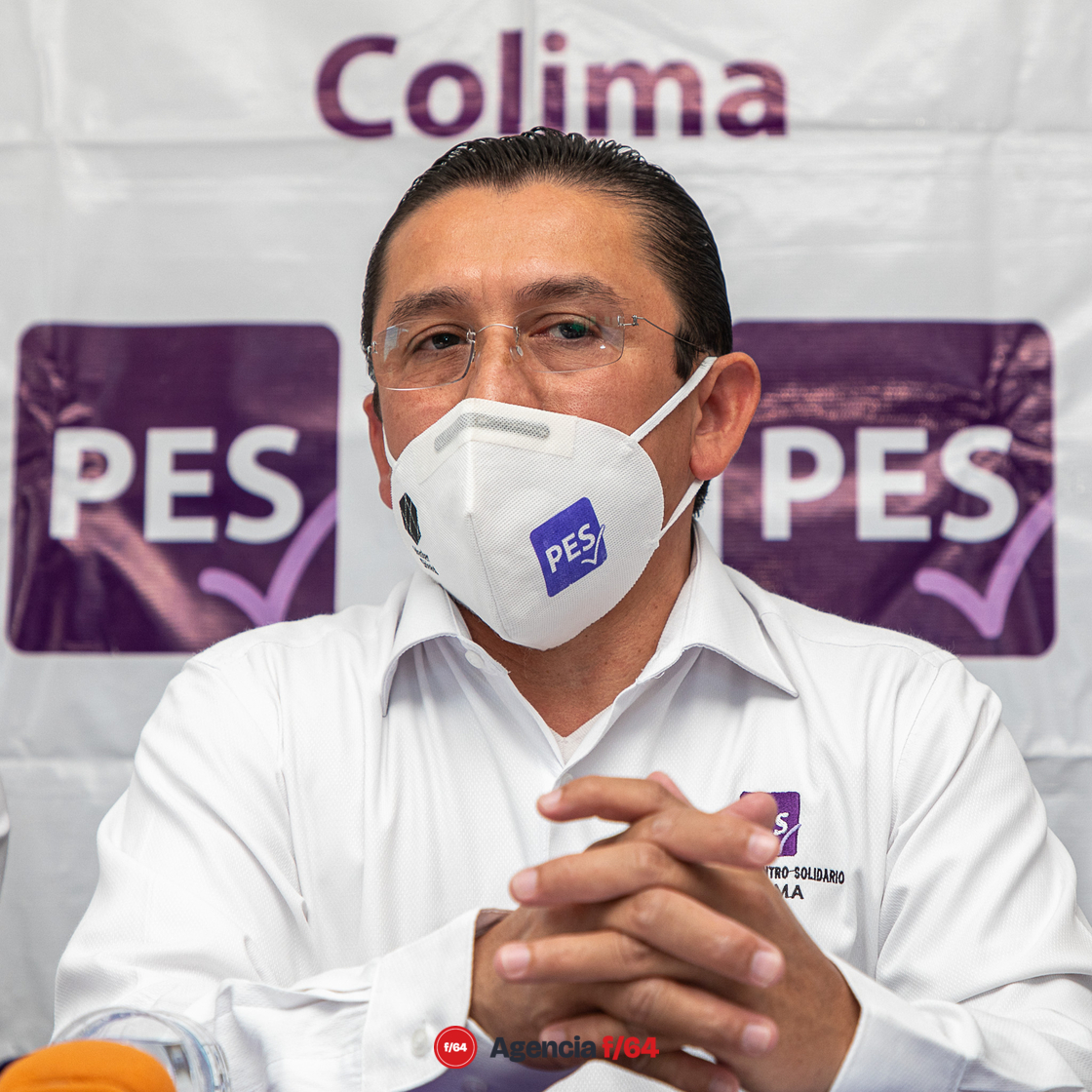 Marcos Santana Montes, presidente del Comité Directivo Estatal del PES.