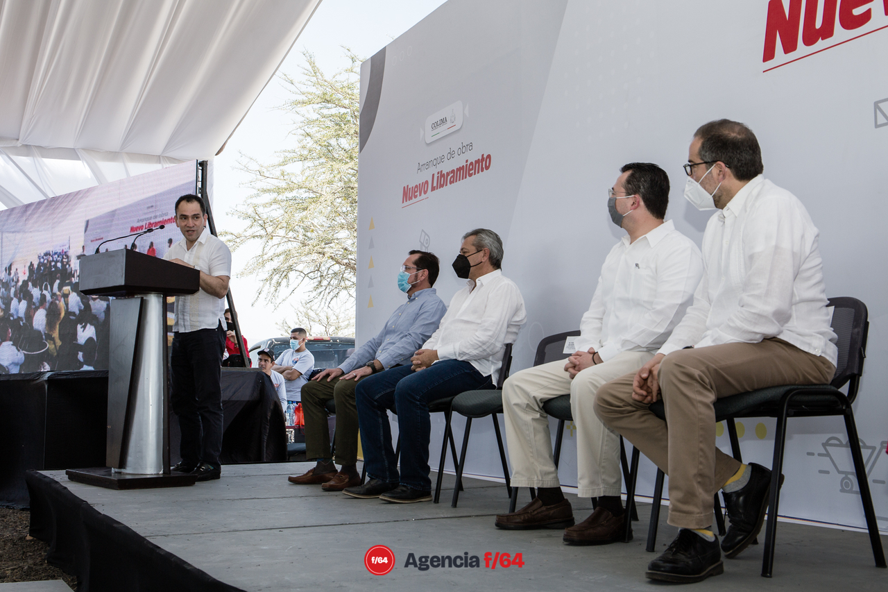 El Secretario de Hacienda, Arturo Herrera Gutiérrez habla de la importancia del Libramiento y de las obras que el Gobierno del Presidente Obrador traerá al Estado de Colima.
