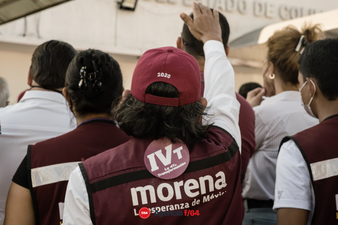 Simpatizantes de MORENA.