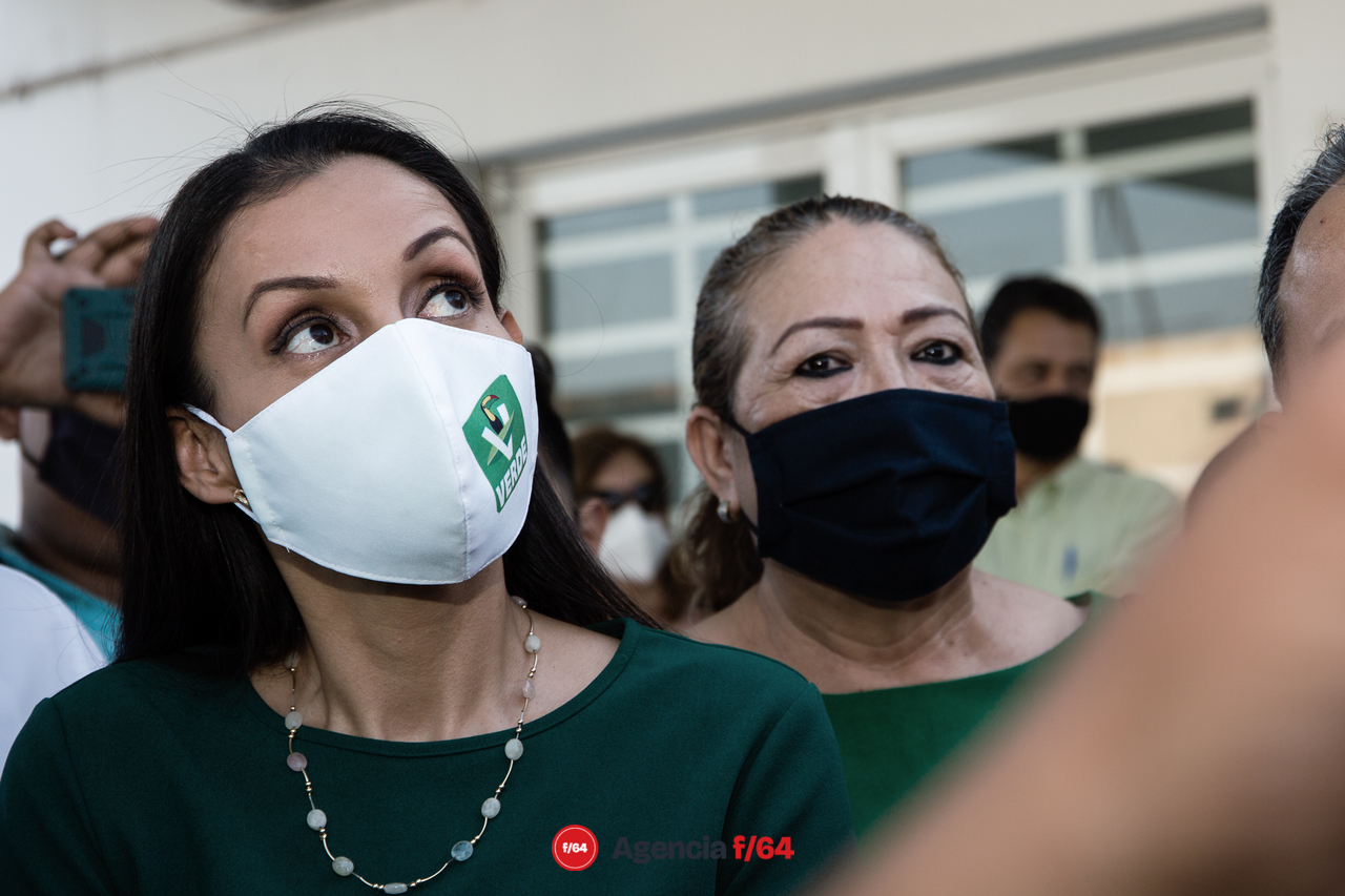 Gaby Benavides, dirigente del Comité Directivo Estatal del Partido Verde.