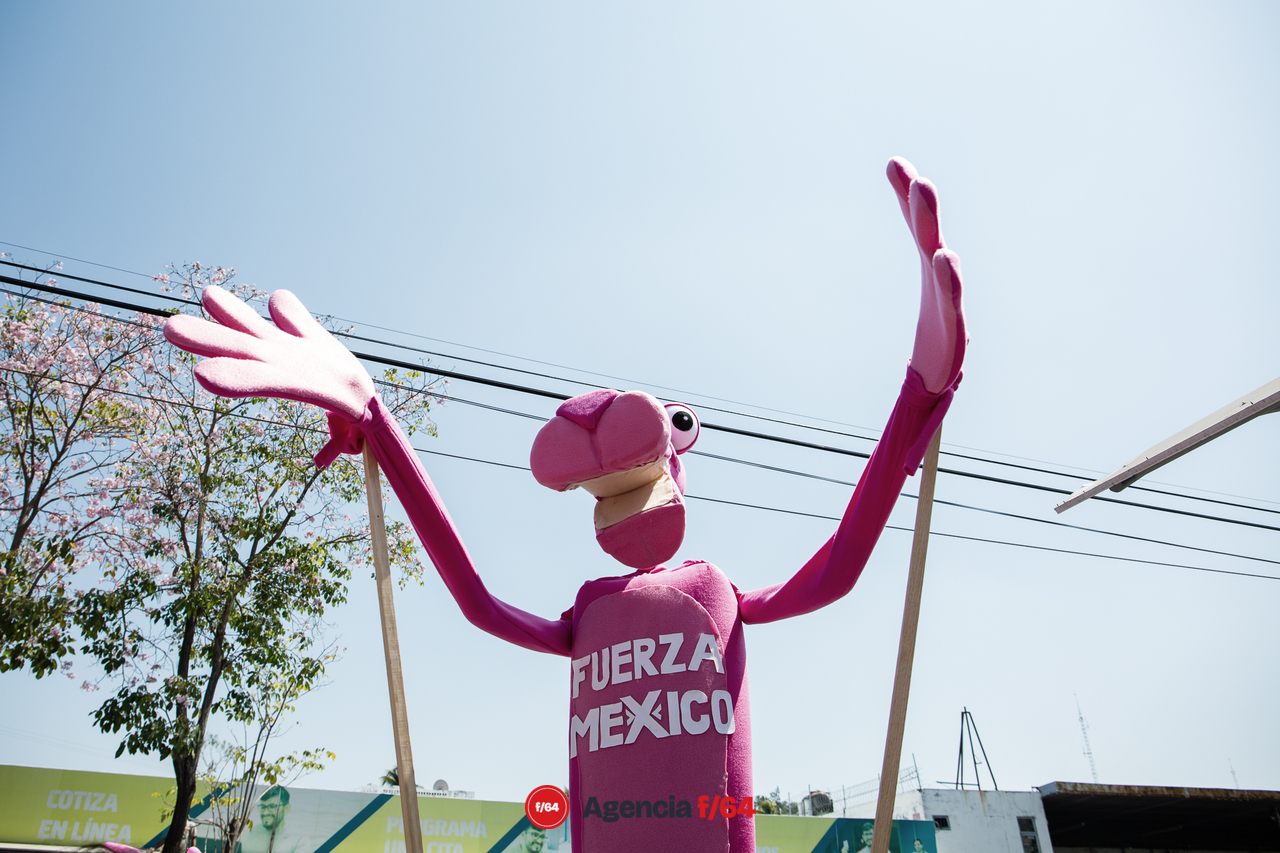 La "Pantera Rosa" de Fuerza x México.