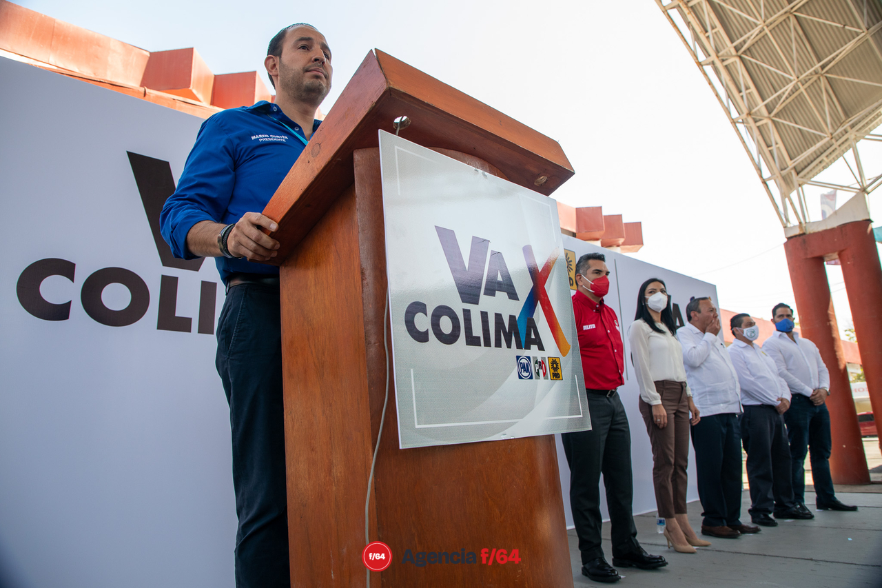 Toma de protesta de Mely Romero Celis, candidata a la gubernatura del Estado por la coalición "VA X COLIMA". 