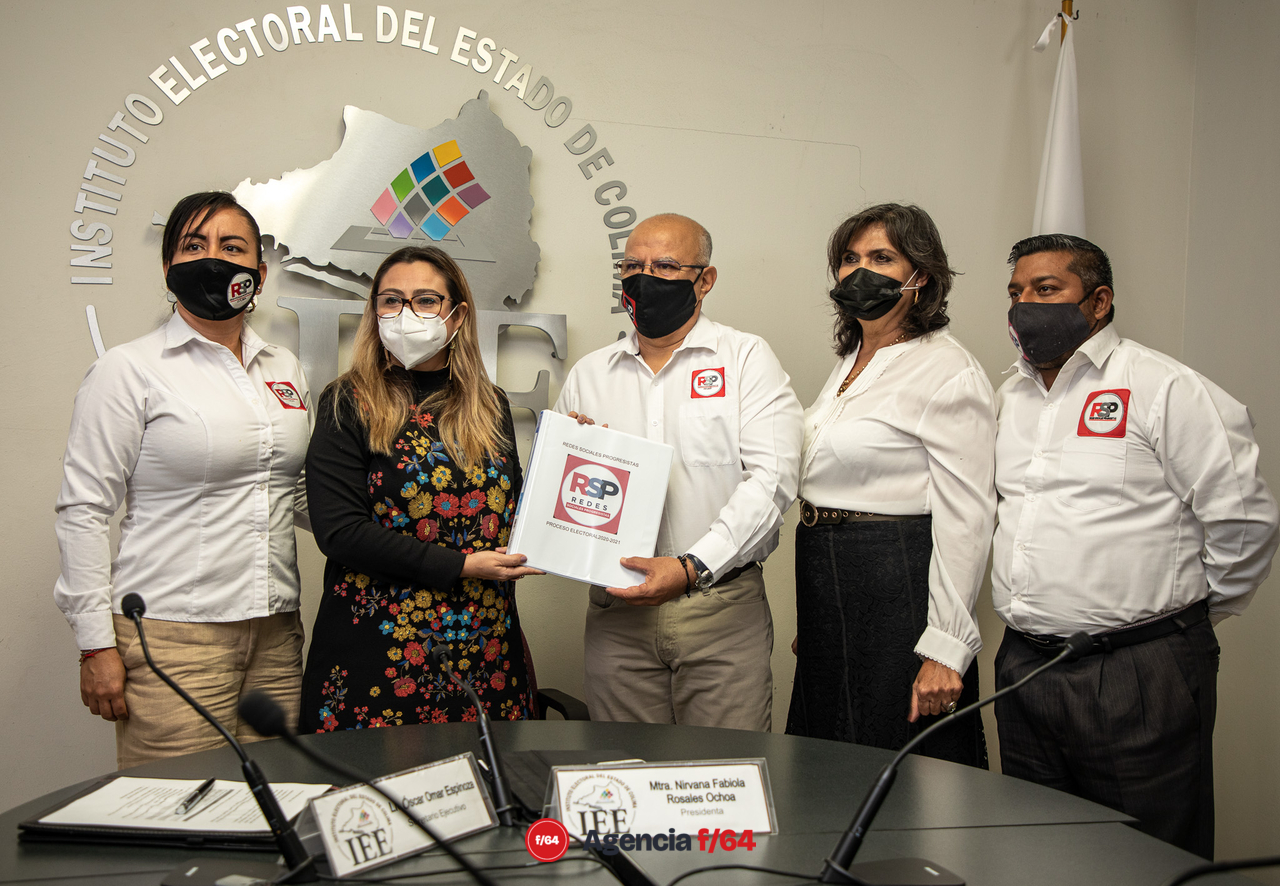 Registro de la electa candidata por el Partido Redes Sociales Progresistas, Evangelina Bañuelos Rodríguez, a la gubernatura del Estado de Colima. 