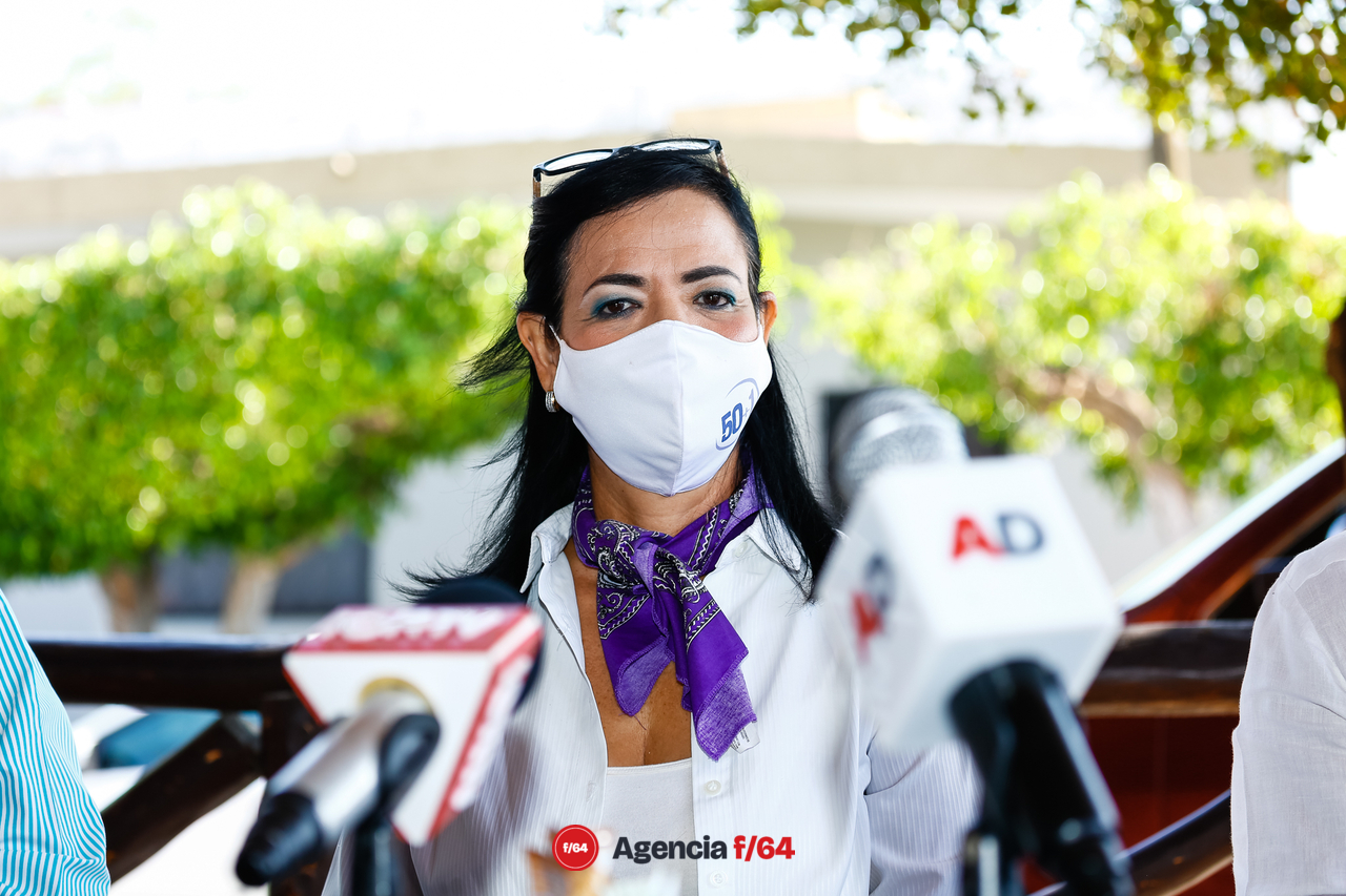 Leticia Zepeda Mesina, presidente de la organización 50 más 1.