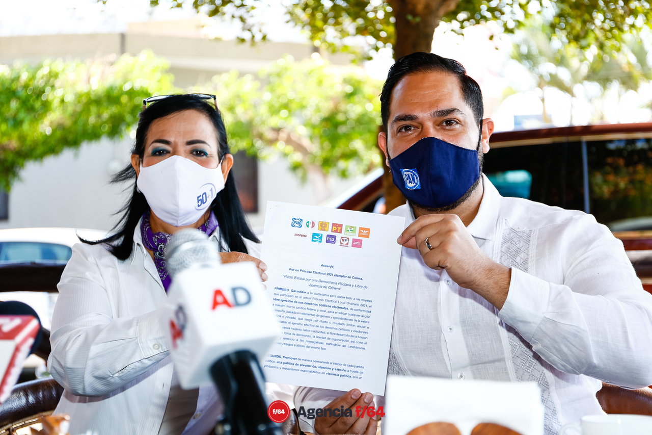 Firma del Pacto Estatal por la Democracia, Paritaria y Libre de Violencia de Género.