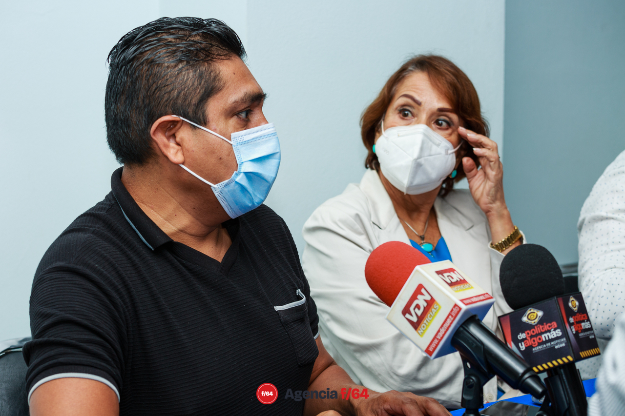 La pre-candidata de Acción Nacional, Martha Sosa, el presidente estatal del PAN, Alejandro García Rivera, el diputado local Fernando Antero Valle y el senador Jorge Luis Preciado.