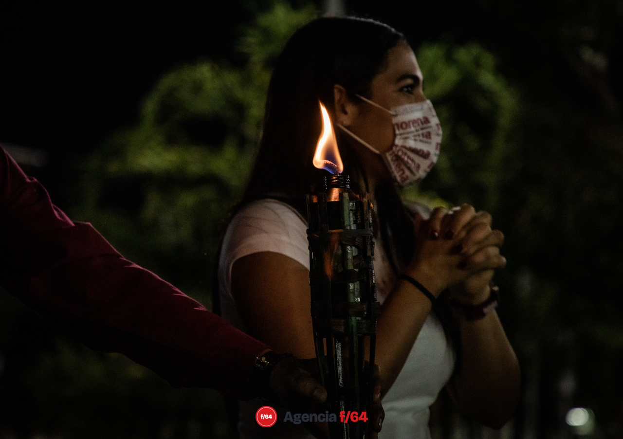 "La Llama de la Esperanza" en el Municipio de Armería, Colima. 
