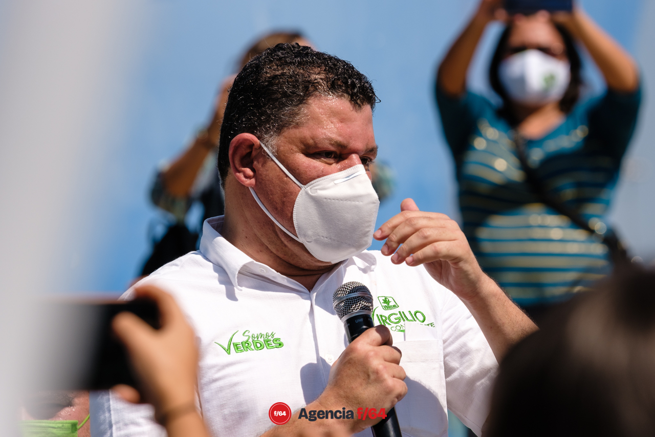 Virgilio Mendoza Amezcua, candidato a la gubernatura de Colima por el Partido Verde.
