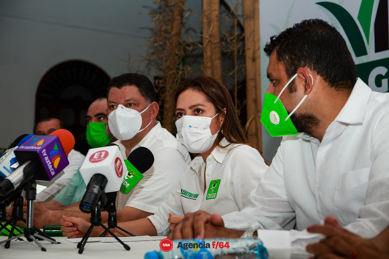 Karen Castrejón, dirigente Nacional del Partido Verde.