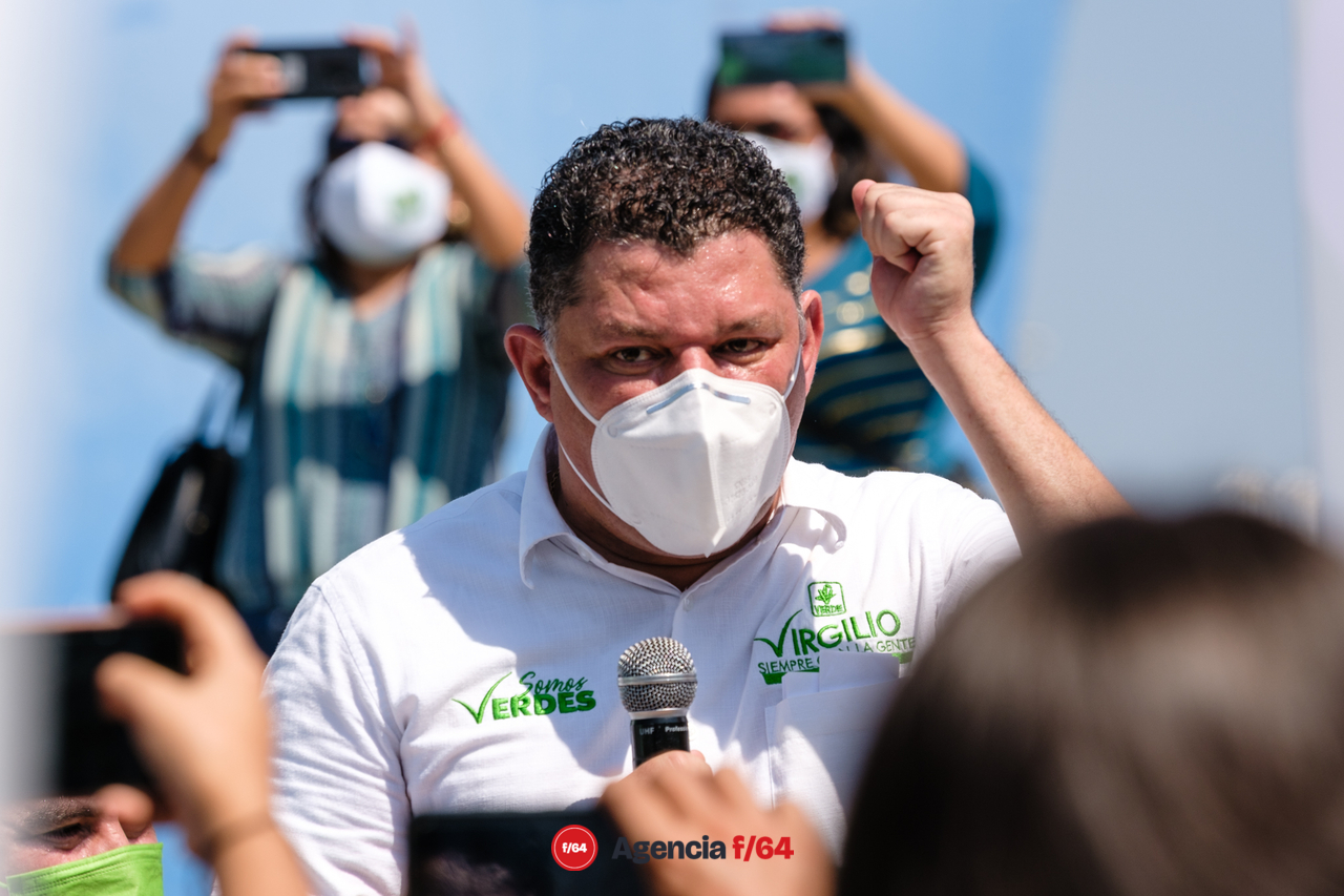 Virgilio Mendoza Amezcua, candidato a la gubernatura de Colima por el Partido Verde.