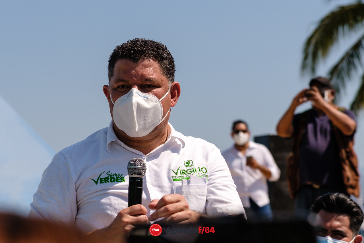 Virgilio Mendoza Amezcua, candidato a la gubernatura de Colima por el Partido Verde.