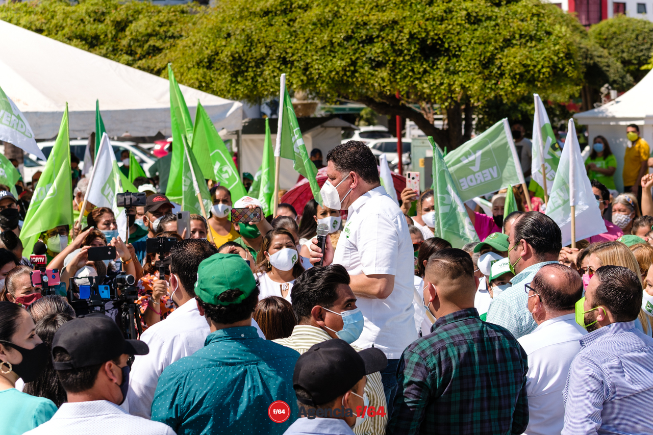 Virgilio Mendoza Amezcua, candidato a la gubernatura de Colima por el Partido Verde.
