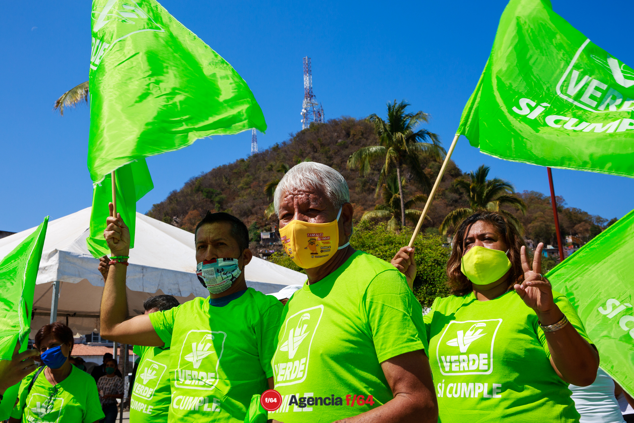 Simpatizantes del Verde.