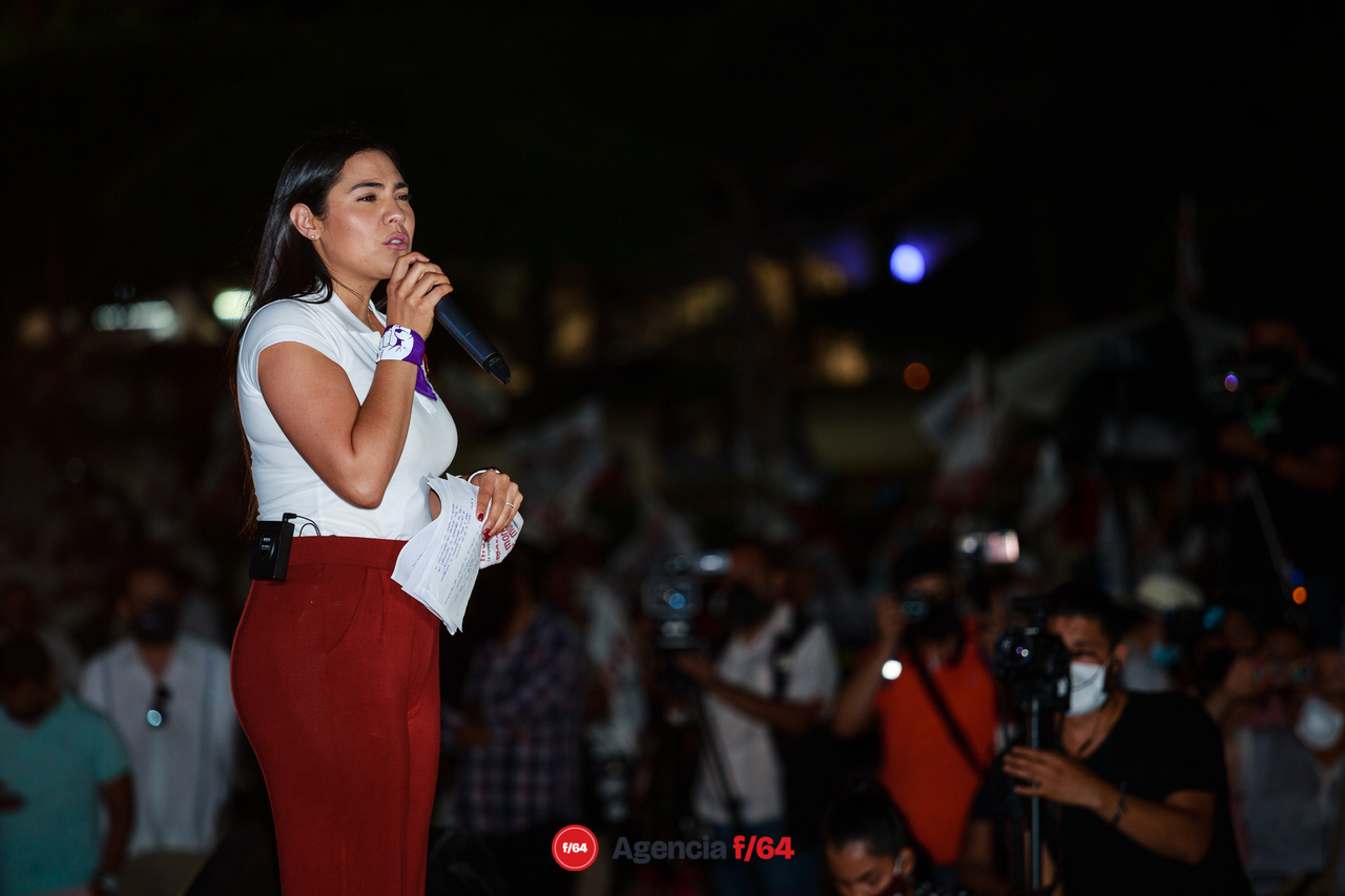 Indira Vizcaíno, candidata a gubernatura de Colima.