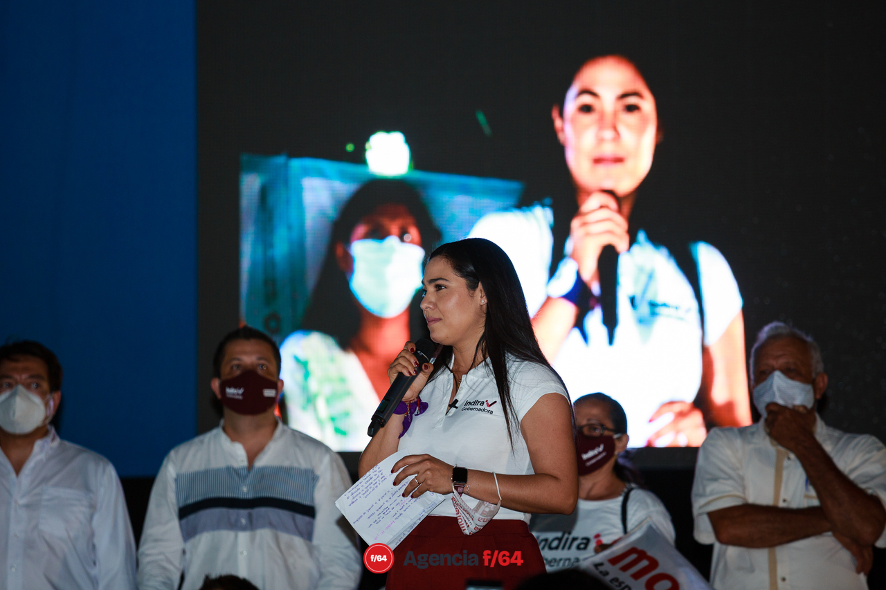 Indira Vizcaíno, candidata a gubernatura de Colima.