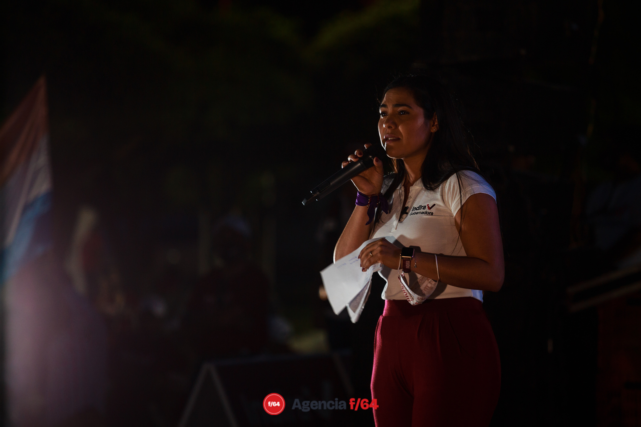 Indira Vizcaíno, candidata a gubernatura de Colima.