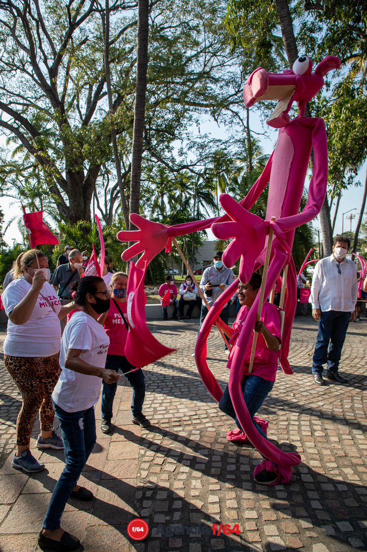 Simpatizantes de Fuerza por México.