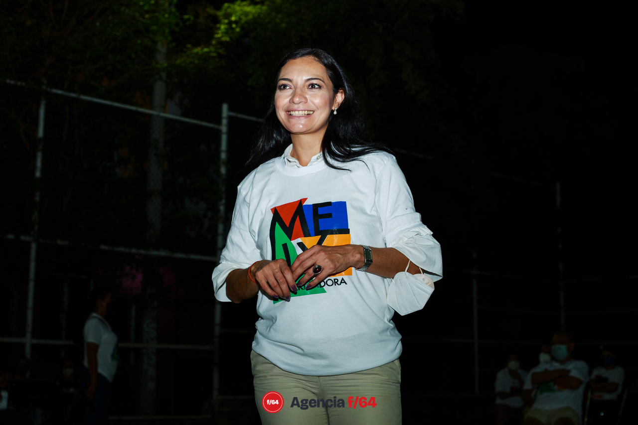 Mely Romer Celis, candidata a la gubernatura del Estado de Colima por "Va por Colima".