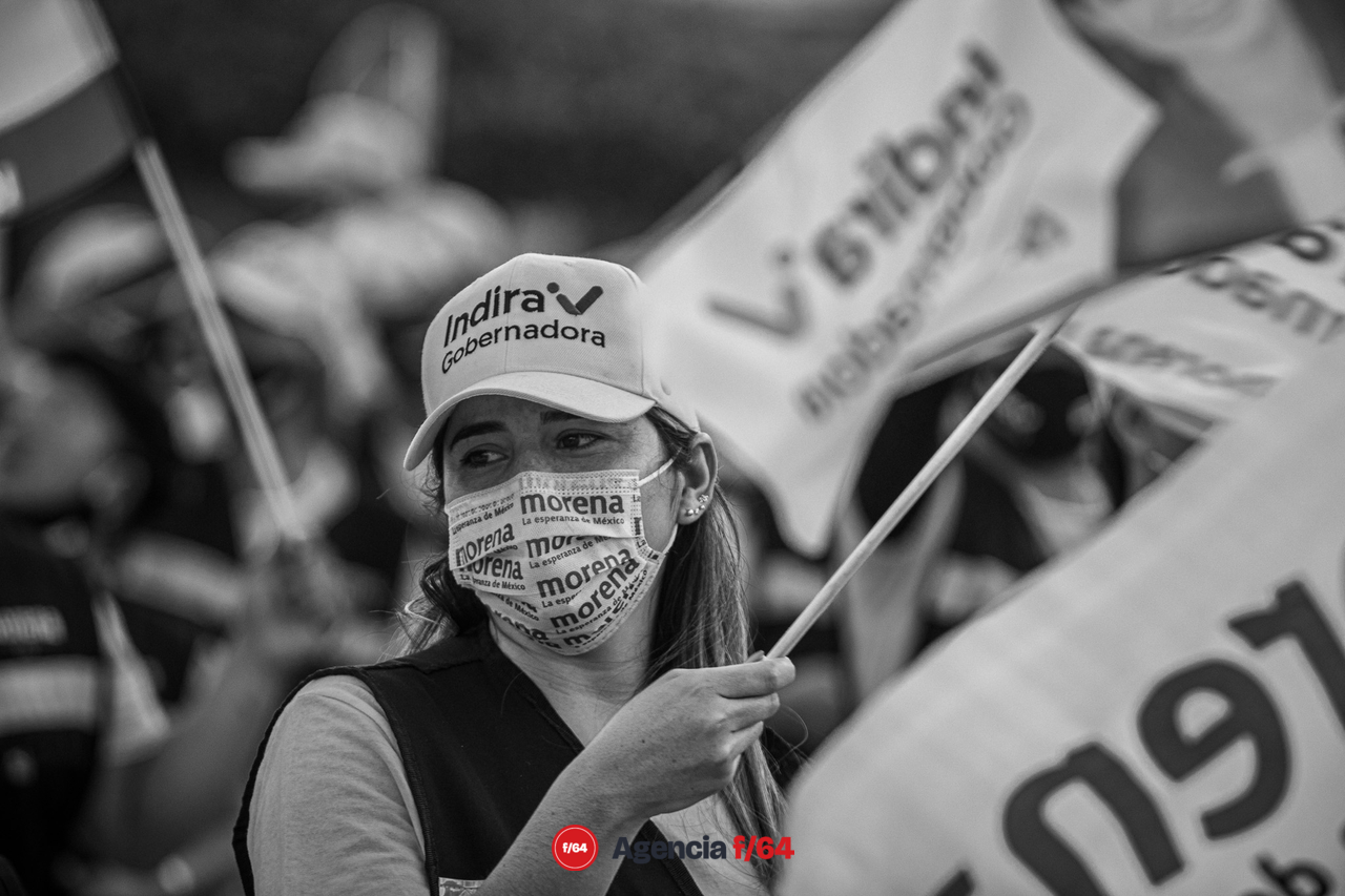 Indira Vizcaíno inaugura su campaña a la gubernatura en Manzanillo.